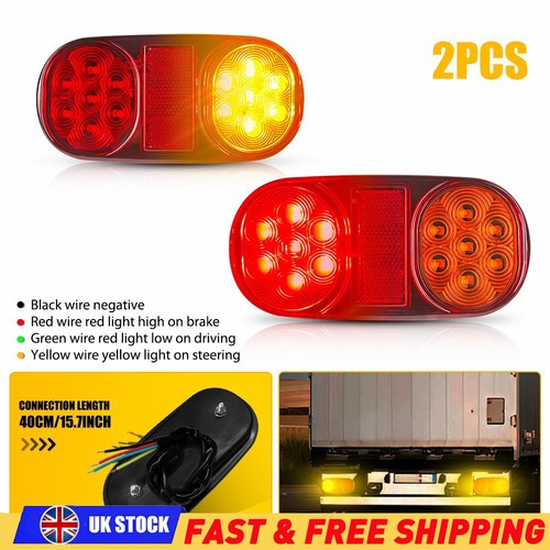 Led waterproof tail - 2x,