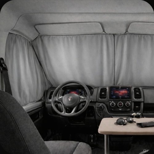 Front windscreen curtains for - front,