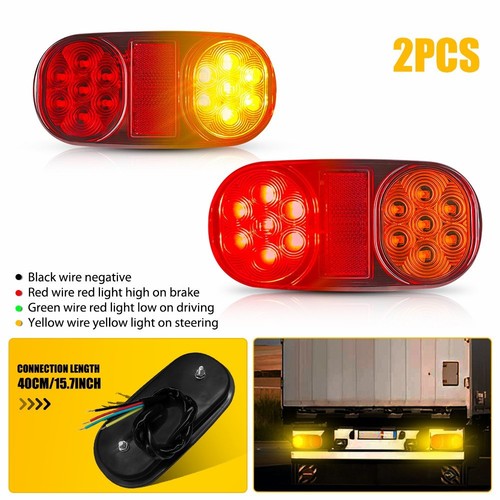 2pcs led waterproof tail - 14,